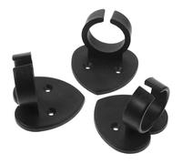 Alipis Support de Microphone Adhésif Plastique Lot de 3 Pinces pour Microphone Filaire Fil Adapté aux Concerts et Conférences