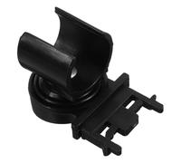 Alipis Support de Phare Avant en Plastique Noir Pince de Fixation pour Casque de Sécurité, Compatible Lampes Frontales, pour Activités Extérieures et Travail