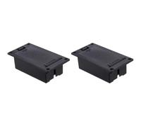 Alipis Support de Pile 9V pour Micro de Guitare et Basse Active Boîtier Compact 2 Pièces Étui à Pile sans Bornes ni Vis Compatible Micros Actifs Accessoire Essentiel pour