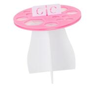 Alipis Support de Pinceaux de Maquillage Rose pour Séchage et Rangement Organisateur Cosmétiques Minimaliste pour Salle de Bain et Coiffeuse Usage Professionnel et Personnel
