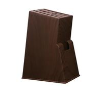 Alipis Support de Rangement pour Couteaux de Cuisine Bois Imitation Étagère de Bureau Stable avec Fentes Multiples pour Rangement Organisé des Cutters Ménagers