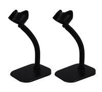 Alipis Support de Scanner de Codes-Barres 2 Pièces, Base Réglable en Plastique et Fer, Montage Rapide, Positionnement Rapide, pour Bibliothèque et Logistique