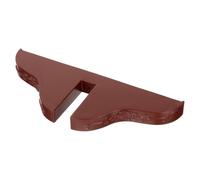 Alipis Support de Séparateur de Pièce en Bois Rouge, Base Amovible pour Meuble de Séparation, Clips pour Écran Pliable, Adapté pour Cloisons de Bureau et Paravents, Solution Pratique