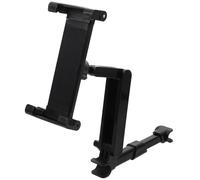 Alipis Support de Tablette pour Appui-tête de Voiture Réglable 360° en Abs et Alliage, Compatible Tablettes et Téléphones, Couleur Noir, Support Pliable pour Siège Arrière - Accessoire