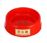 Alipis Support d'Extincteur en Plastique Lumineux Base Stable pour Extincteurs 5-8 Kg Socle de Rangement au Sol pour Sécurité Incendie Organiseur Pratique pour Identification Nocturne