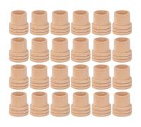 Alipis Support en Bois pour Bâtons de Moxa 19mm, Lot de 50 Pièces, Outil à Rouleau Moxa, Empêche le Basculement, Thérapie Moxibustion