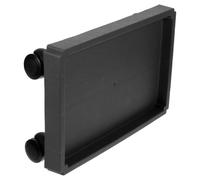 Alipis Support Mobile pour Pot de Fleurs avec roulettes, Plastique Noir | Plantes Lourdes et Pots en Terre Cuite, Usage Intérieur, Protège les Sols en Bois, Facile à Nettoyer