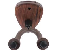 Alipis Support Mural Guitare Bois Noyer pour Guitare Ukulélé et Basse Fixation Stable et Résistante Design Pratique pour Maison et Boutique