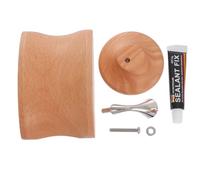 Alipis Support Mural pour Casque Audio en Bois Naturel Porte-Casque Pratique et Robuste Fixation sans Perçage Adapté à Tous Les Casques Présentoir Mural Compact pour Bureau et Maison