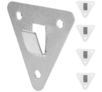 Alipis Support Mural pour Extincteur 5 Pièces Vis Crochet de Fixation Robuste Compatible Extincteurs Standard Installation Simple pour Sécurité Incendie Maison et Bureau