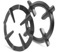 Alipis Support pour Cafetière à Gaz en Acier Inoxydable 2pcs Antidérapant pour Brûleur Gaz, Robuste et Polyvalent, Cuisine Domestique