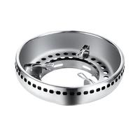 Alipis Support pour Cuisinière à Gaz en Acier Inoxydable 1 Pièce Anneau Double Couche Résistant à la Chaleur Accessoire la Cuisine pour Meilleure Combustion et Économie de Gaz