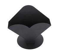 Alipis Support Serviettes de Table Acier Inoxydable Noir Mat Organisateur de Serviettes Forme de Cœur Porte-Serviettes Décoratif pour Cuisine et Salle à Manger