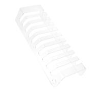 Alipis Support Téléphone de Bureau Multi-emplacements Transparent Organiseur Chargeur Appareils Rangement Câble et Accessoires Support Téléphone Pratique pour Maison et Bureau