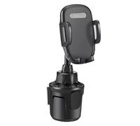 Alipis Support Téléphone Voiture pour Porte-gobelet Maintien Stable et Sécurisé du Mobile Compatible Écran Installation Facile pour Conduite Sûre