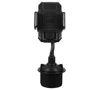 Alipis Support Téléphone Voiture Réglable Abs Écologique Porte-gobelet Compatible Plupart Téléphones Installation Rapide et Démontage Facile Noir