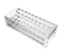 Alipis Support Tube Essai Aluminium Support Tubes Étagères Laboratoire Pratique et Facile à Nettoyer pour Recherche École et Usage Industriel