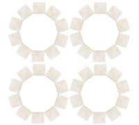 Alipis Supports de Montage Auto-adhésifs pour Clips Câbles Carrés 20x20 Mm en Abs Blanc, Base de Fixation Solide pour Attaches Autobloquantes, Lot de 500 Pièces, Organisation et Fixation