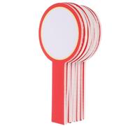 Alipis Tableau Blanc à Main Effaçable à Sec 20X10 CM Poignée Robuste en Plastique, Adapté pour Arbitres et Séances de Formation