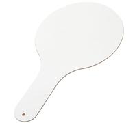 Alipis Tableau Blanc Effaçable Portable avec Poignée Confortable Palette de Réponse Épaisse pour Élèves Fournitures Scolaires Coréennes pour Écriture Rapide et Participation Classe