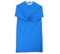 Alipis Tablier Imperméable à Manches Longues pour Femme, Protection Anti-huile et Eau, Taille Ajustable, Grosse Poche, Couleur Bleu Clair, Tablier Cuisine et Nettoyage Résistant, Usage