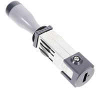 Alipis Tampon Dateur à Rouleau Portable 42 MM Accessoire de Bureau Multi-Usage en Polypropylène et Fer Tampon Horodatage Léger pour Usage Quotidien et Étiquettes Présents