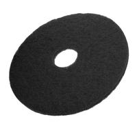 Alipis Tampon de Nettoyage Polissage pour Sol en Tissu Noir 43 Cm, Remplacement pour Machine à Plancher, Nettoyage Facile et Solide