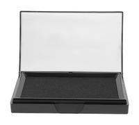 Alipis Tampon Encreur Noir Rapide Séchage Taille Moyenne 138X86 MM Boîtier Plastique Robuste Multi-Usage pour Peinture Calligraphie et Artisanat Tampon Encreur Portable pour Salle