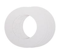 Alipis Tampons Anti-débordement pour Machine à Épilation la Cire Blanc en Papier, Design Dentelé pour Éviter, Lot de 3 Paquet 30 Pièces