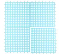Alipis Tapis de Sol Lot de 4 pour Cage de Petits Animaux en Plastique Design Creux, Résistant à l'usure, pour Lapins Enclos et Sols Cuisine