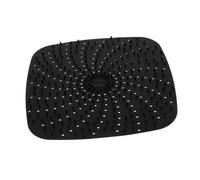 Alipis Tapis Silicone Perforé Réutilisable pour Friteuse à Air Chaleur Antiadhérent et Facile à Nettoyer Protection Pratique pour Cuisson Uniforme