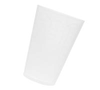 Alipis Tasse à Bricolage Triangulaire en Silicone Blanc Graduation, Antiadhésive et Facile à Utiliser Fabrication de Bijoux et Résine Époxy