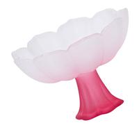 Alipis Tasse à Thé de Lotus Verre à Pied Bol à Dessert Coupe à Glace Usage Multifonction pour Maison Bar Bureau Restaurant Présent pour Amateur de Thé Base Antidérapante