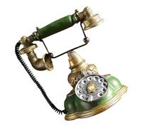 Alipis Téléphone Rotatif Vintage Décoration Rétro Pour Maison Bureau Ou Bar Art Table Objet De Collection Pour Ambiance Nostalgique