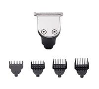 Alipis Tête De Tondeuse à Barbe Et Accessoires Rasoir Électrique Kit 4 Peignes En Métal Pour Homme Usage Maison Et Salon Professionnel