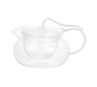 Alipis Théière Verre Transparent avec Presse Pur Infuseur pour Thé Vrac Fleur Fruit Usage Domestique et Professionnel