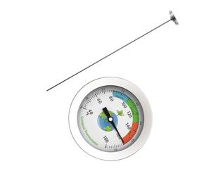 Alipis Thermomètre Sonde de Température Précise ±2℃ Étanche à Compost en Acier Inoxydable Plage 10 76°c pour Jardinage et Pots de Fleurs