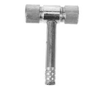 Alipis Tige de Gonflage Double Tête Acier Raccord Rapide pour Compresseur Air Compatible et Vélos Électriques Outil Portable et Facile à Utiliser