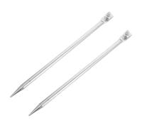 Alipis Tige de Mise la Terre Galvanisée Solide 12mm X 300mm, Lot de 2, pour Clôture Électrique et Protection la Foudre, Accessoire Portable D’électrification et Mise la Terre