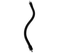 Alipis Tige D'extension Métallique Flexible M5 à 1/4 Support Noir Polyvalent 25 Cm pour Microphone de Bureau pour Enregistrement et Présentations