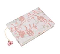 Alipis Tissu avec Marque-page Pratique Couverture Décorative Fleurie Housse de Protection pour Cahier et Carnet Style Esthétique et Facile à Appliquer