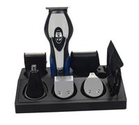 Alipis Tondeuse Électrique Multifonction pour Hommes Kit de Soin du Visage Compacte Rechargeable USB avec Tondeuse à Poils de Nez Acier Inoxydable Portable Voyage