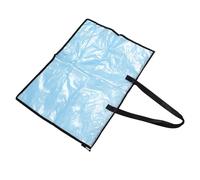 Alipis Transparent Art Portfolio Bag with Handle Large Poster Organizer Folder for Paintings Artwork and Documents Tear-Resistant Storage Case for Artists and Students