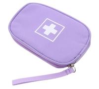 Alipis Travel Medicine Bag With Handle Compact Emergency Medical Organizer For Outdoor Travel And Household Use Lightweight Medicine Pouch For Women And Families
