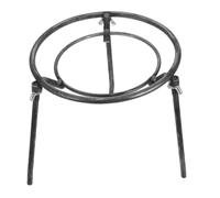 Alipis Trépied de Feu de Camp Démontable, Support Triangulaire pour Pot, Acier Noir, Structure Robuste, pour Four en Fonte et Casseroles Lourdes, la Cuisine en Plein Air