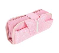 Alipis Trousse à Crayons Multifonction Grosse Capacité Sequins Couleur Rose Paquet de Papeterie Créatif pour Usage Scolaire et Organisation des Fournitures Scolaires