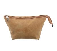 Alipis Trousse de Toilette Imperméable en Papier Technique Naturel Fermeture Éclair, Organiseur Maquillage Multifonction pour Femme, Légère et Solide, pour Voyage, Salle de Bain