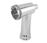 Alipis Tube de Remplacement Alliage Aluminium pour Hachoir à Viande Électrique Accessoire de Machine à Saucisse Compatible Plupart des Appareils de Cuisine