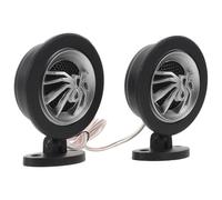 Alipis Tweeters pour Voiture 1,5 Pouces à Dôme Piézo Spider Audio, Haut-parleurs Résistants aux Chocs avec Grille Nid D’Abeille, Système Audio Auto Réglable pour Aigus Précis et Clairs