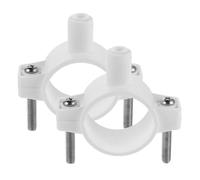 Alipis Vanne de Vidange Accessoires de Fixation 2 Pièces à Raccord Rapide Plastique Blanc Résistant à L'abrasion pour Purificateur D'eau Inverse sous Évier pour Tuyaux Cuisine